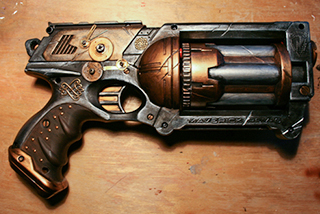 Take-A-Stand Munitions Bron-Z mg294 Heavy Blaster Pistol